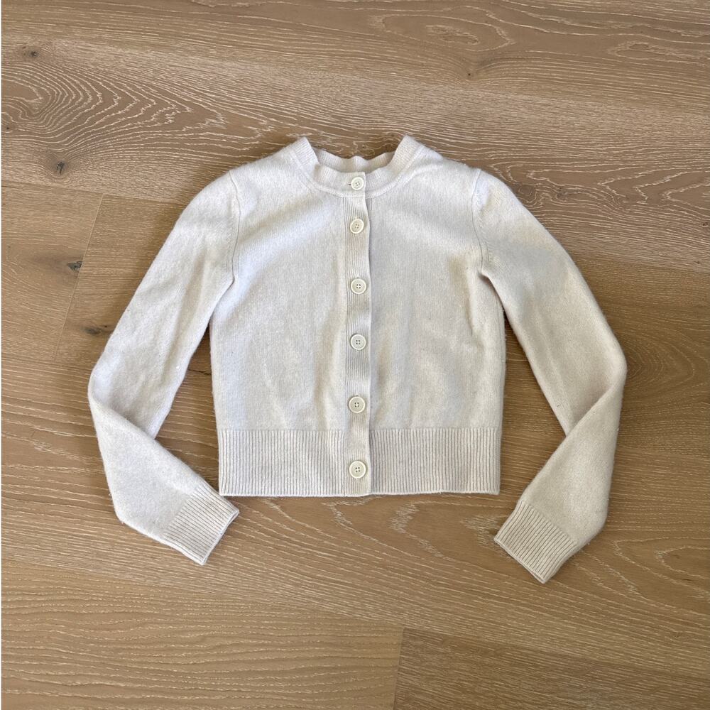 Banana Republic Cashmere Cardigan Sweater Size XXS Cream